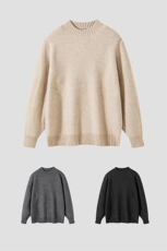 青年长袖打底衫宽松上衣潮2025冬季新款男拉链立领套头毛衣，男装T恤，星座914