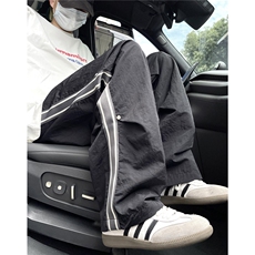 XZ612-K784-P55控79夏季伞兵裤运动街舞休闲裤织带速干阔腿裤，男装休闲裤，星座612