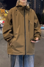 新款现货户外双面穿连帽夹克男冲锋衣外套JK903-P80，男装夹克，星座1204-3