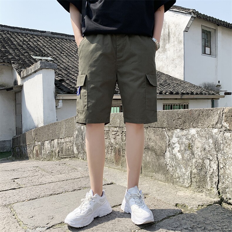 青少年夏季工装短裤男生夏天五分裤男孩休闲裤夏装薄S503,男装休闲裤,星座509