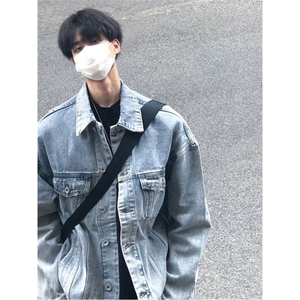 秋季牛仔外套男潮流夹克男外套休闲中性百搭上衣JK611-P60图片