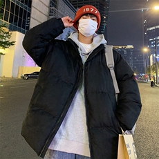 冬季新款男士立领棉衣鹿皮绒简约日系港风棉袄767p85，男装棉衣，星座1113