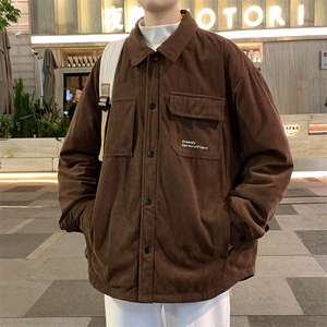 港风春秋新款时尚潮流印花衬衫夹克男上衣百搭XY-2366-P85图片