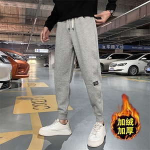 社会精神小伙2022加绒卫裤运动束脚男裤DS-B249-KK92-P58-加绒P68图片