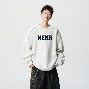 得物供货、重磅420克现货 圆领卫衣宽松HD019-1-WY2788LL-P35图片