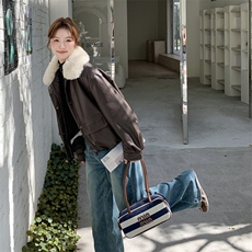 新品2025冬装皮衣外套兔毛2C116-2578-P299-K425，女装皮草，2C116