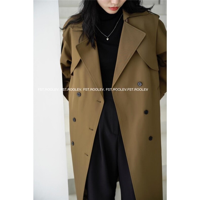 长风衣，女装风衣，FST