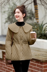 2024秋冬装新款羽绒棉棉衣时尚简约高级感淑女街拍潮流休闲绗线，女装棉衣/棉服，尚洛菲