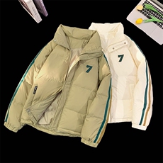 23冬季新款白鸭绒刺绣羽绒服保暖加厚面包服A316-1-Y110P168控218，男装羽绒服，星座906（原电商a316-1）