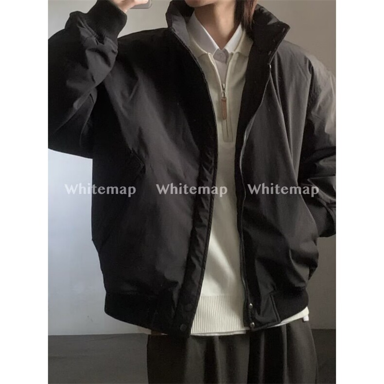 美式复古设计感棉衣外套士2025去哦i的季痞帅街棒球服情侣上衣潮,男装棉衣,星座506A