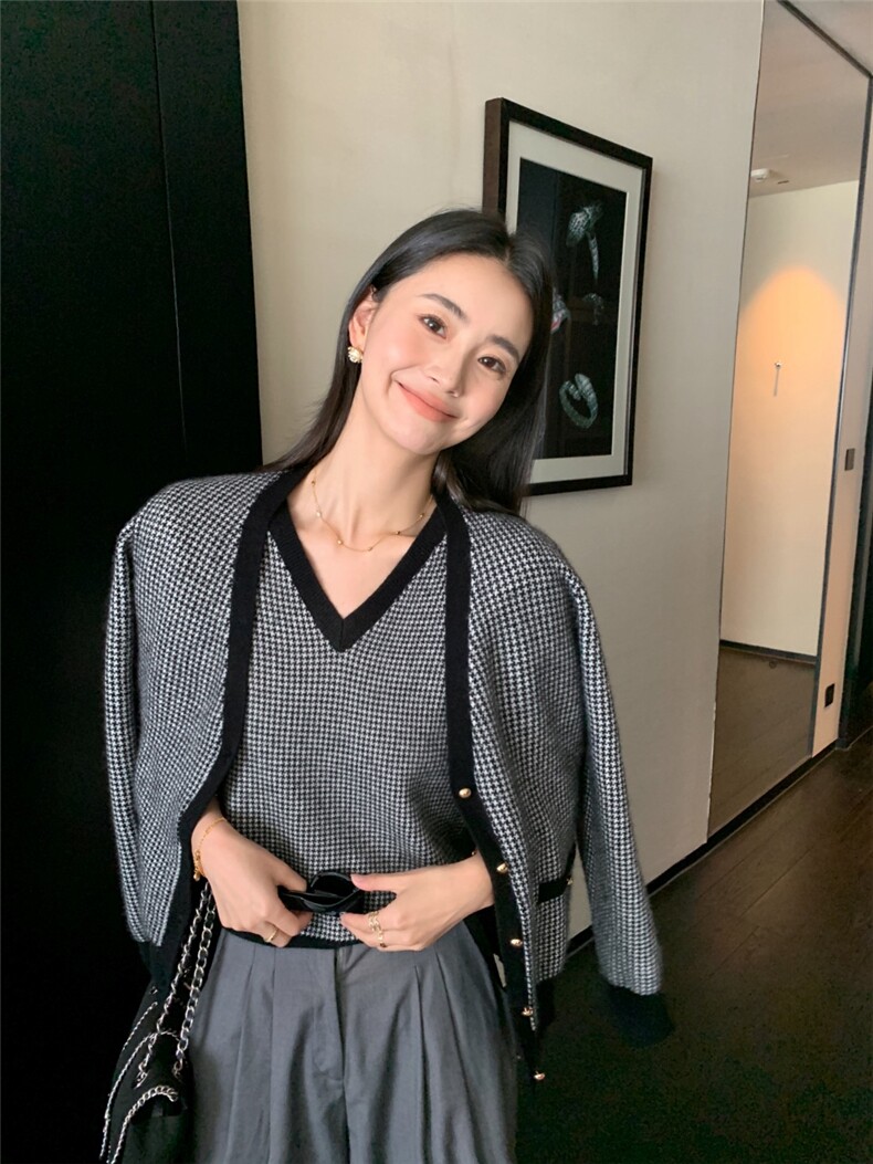 网红年轻针织衫毛衣内搭女上衣潮洋气时尚秋冬新款,针织衫/毛衣,玛卡隆羊绒