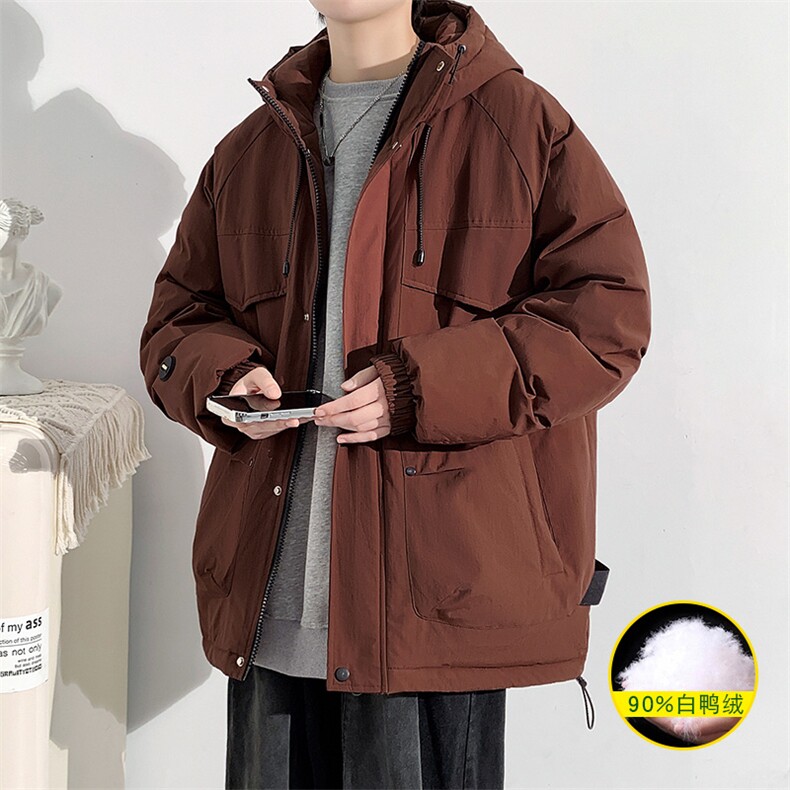 2023冬上新加绒加厚羽绒服保暖冲锋衣外套男女8313-P220控价318，男装羽绒服，电商A441-1