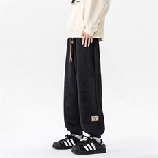 8XL-M春季束脚休闲卫裤男大码痞帅脏脏休闲百搭裤子KZ022特价P40，男装休闲裤，电商B312
