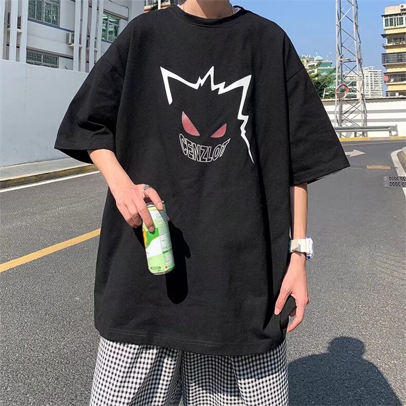男纯棉圆领T恤印花宽松短袖T173P28,男装T恤,星座1116-2