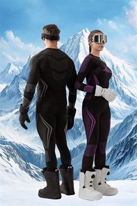 冬季运动登山滑雪速干衣男女保暖内搭情侣套装TZ5575-特P70控138图片