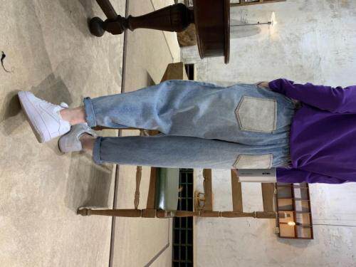 春季新品牛仔休闲裤，女装休闲裤，怪怪树