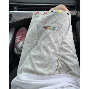 夏季短裤男万针刺绣休闲裤五分裤D329-QM914-P35-控68图片