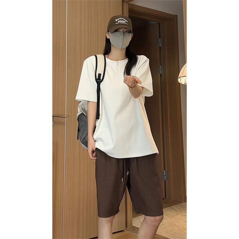美式风简约重磅短袖T恤男女休闲宽松型百搭圆领上衣T3710-特价P27,男装T恤,电商A007