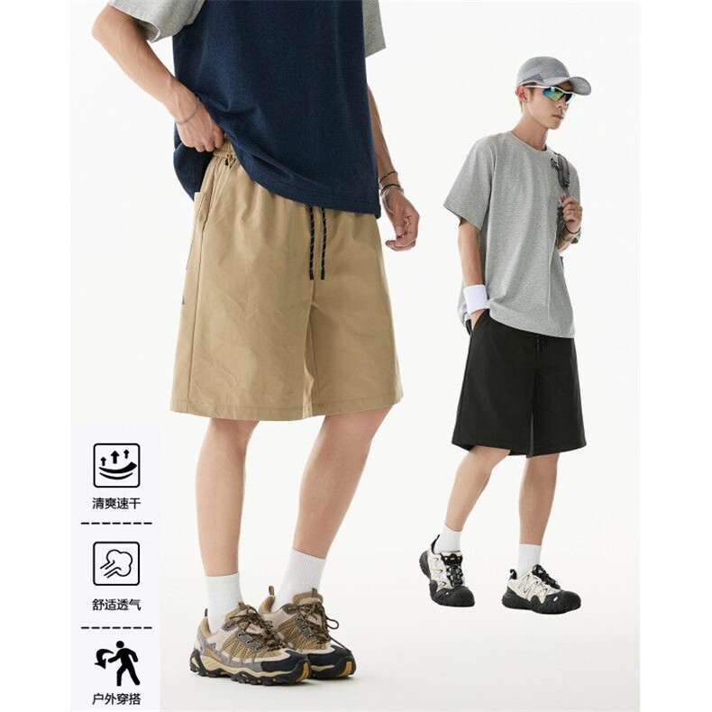 夏季新款速干户外三角形透气宽松休闲短裤B315-K25502-特p25控48,男装休闲裤,电商B315