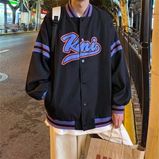 2025棒球服外套男女春季美式复古潮夹克ins潮牌休闲运动高，男装夹克，星座218-1（原230）