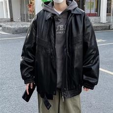 男秋季新款口袋皮衣夹克外套W9217P80，男装皮衣，星座1116-2