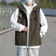 马甲男韩版潮高街帅气2023夏季新款ins宽松百搭个性外套W4805-P49，男装背心/马甲，星座412-2