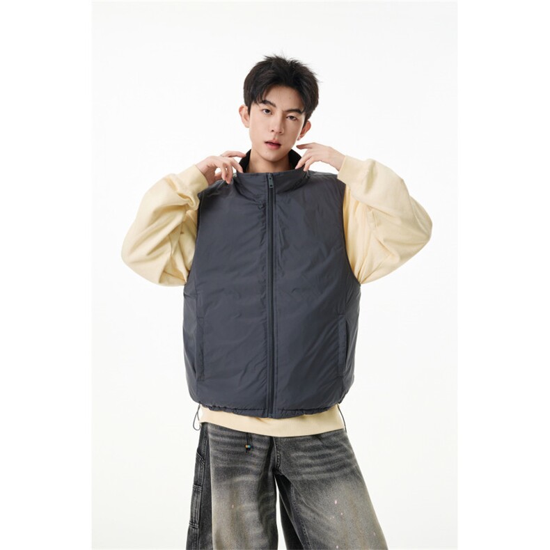 90%绒新标有报告短款宽松羽绒服马甲上衣Y996/P190现货,男装羽绒服,星座202