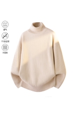 高品质City秋冬加厚设计感纯色街头高领针织毛衣2025MZ86-P48，男装针织衫/毛衣，星座610B-1