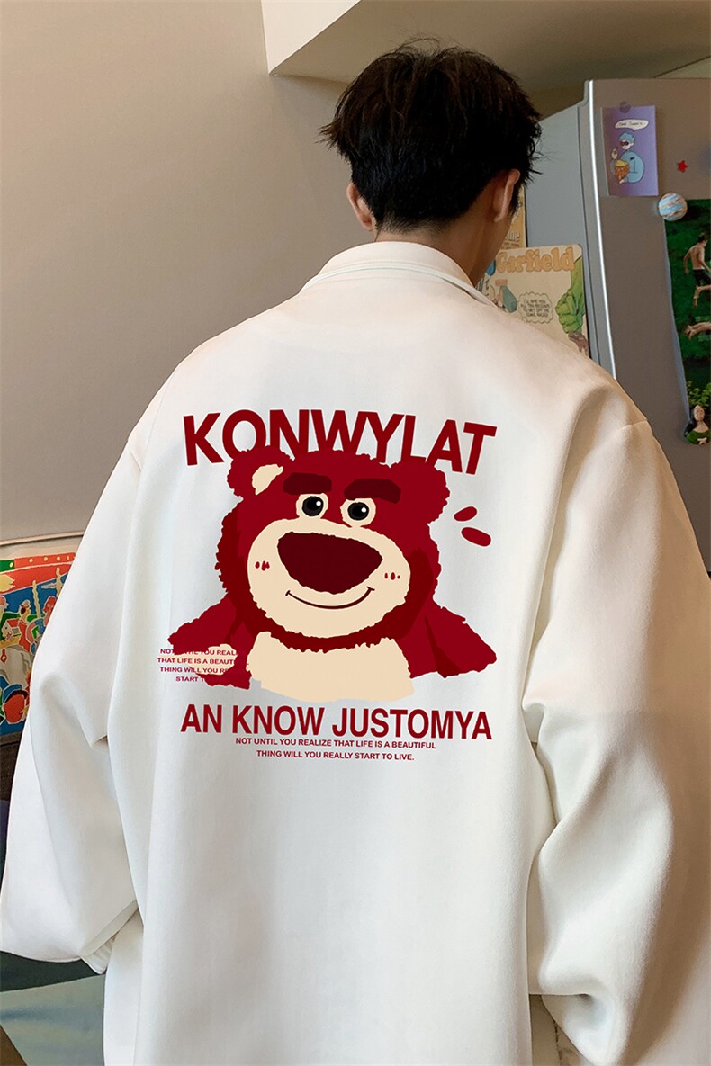 麂皮绒夹克男大码立领褂子外套JK85285-P68,男装夹克,电商A040