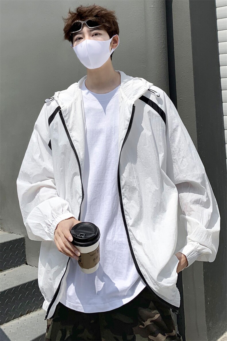 男透气防晒衣防紫外线春夏速干户外运动凉感防晒服J289P45控68,男装防晒衣,电商A157