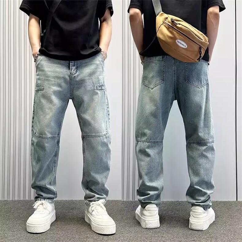 1506-1/KK8571/P53牛仔裤男青年潮流百搭夏季新款韩版宽松破洞,男装牛仔裤,星座1506-1
