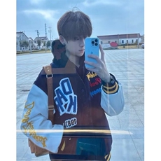 潮牌字母刺绣棒球服外套男女春秋季新款夹克J10300，男装夹克，星座1116A（原606A-3）