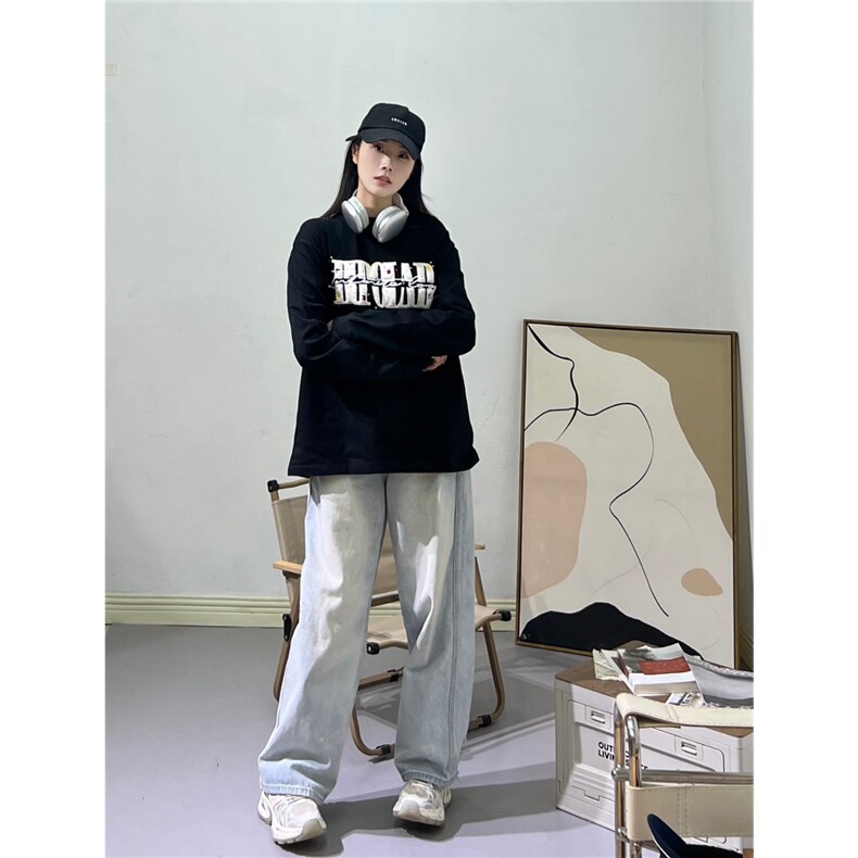 美式原创秋季简约刺绣立领潮时尚卫衣男潮牌宽松休闲百搭运动上衣,男装卫衣,星座506A