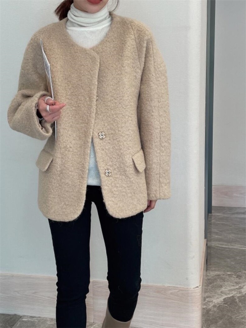 百分百羊绒外套，其它，麦缇诺