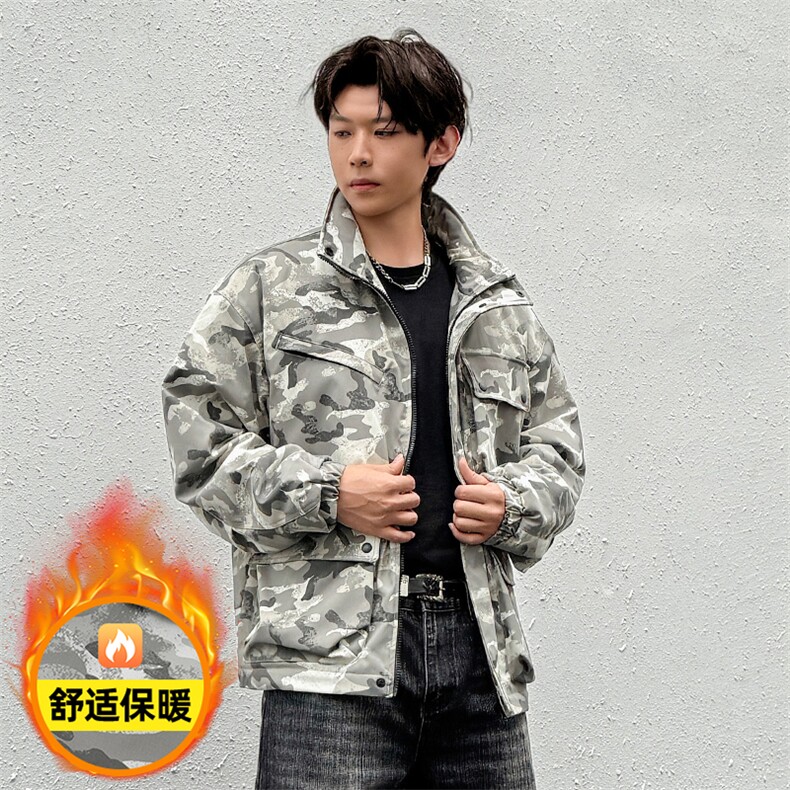 美式新款冬多口袋户外机能休闲棉衣外套 A436-W995-P95138图片