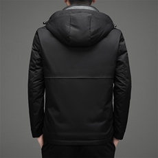 羽绒服男士新款冬季宽松休闲中青年保暖连帽外套男装JZ2220-P225，男装羽绒服，星座1105-3