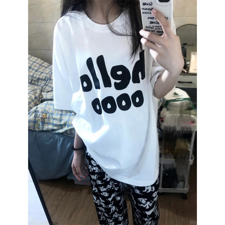 T0682-P252025新款百搭休闲T恤简约字母纯棉情侣短袖，男装T恤，星座617A-2