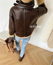 【现货】机车羊羔毛外套，其它，F/TU