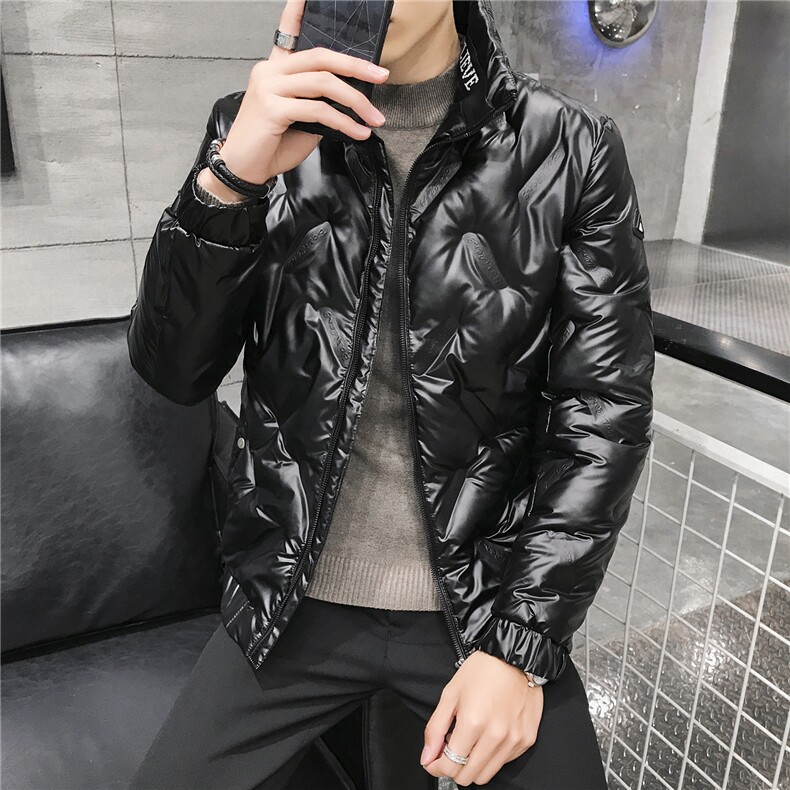 2020男士冬季亮面短款立领羽绒棉服加厚拉链休闲4002-MY8015,男装棉衣,星座1018