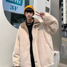 双面穿毛毛棉衣男韩版潮流美式帅气2024冬季新款M9902-P83，男装夹克，星座1109-3