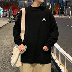 M18204-P45 加绒款-P65半高领毛衣男士大码针织衫男毛线衣男图片