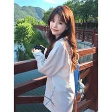 美式高街解构工艺速干长袖T恤衫男女款防晒上衣户外运动骑行服潮，男装防晒衣，电商A443