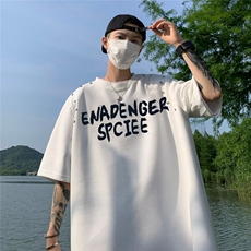 夏季新款男士潮流圆领宽松短袖t恤F11-P35，男装T恤，星座1109-3