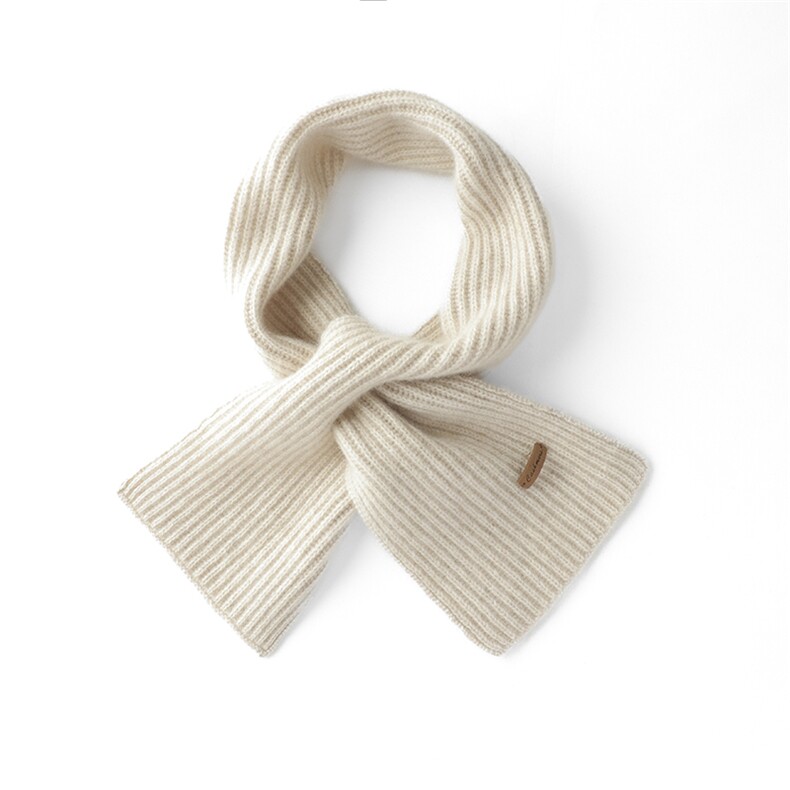 2025年秋季新款百搭女男女通用穿孔双元宝小围巾，围巾，绒之心羊绒