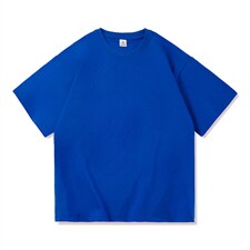 白底带影2022色夏季流行宽松大码情侣纯色短袖T恤A158-DXT01，男装T恤，电商B241