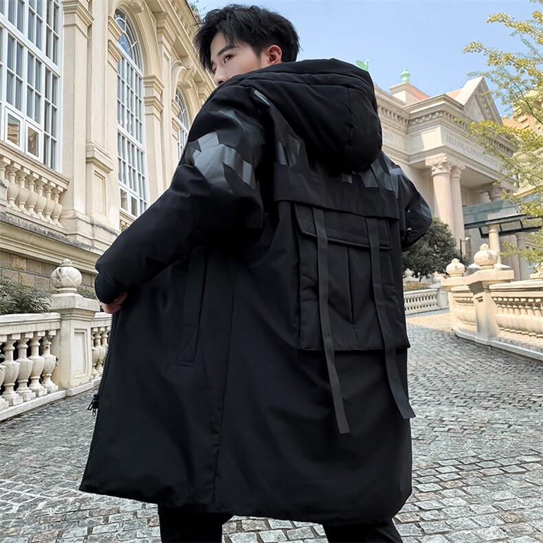714-1-9802男士高档棉衣加厚棉袄长款棉服,男装棉衣,星座714-1