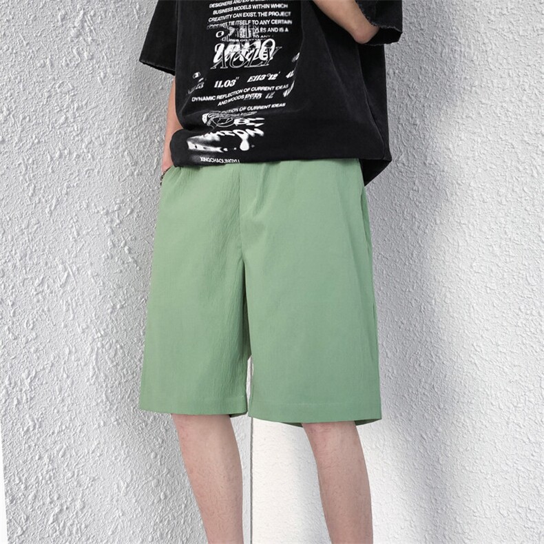 K6027/P20港风纯色休闲短裤男宽松弹力中裤大码跑量控29,男装牛仔裤,电商A141
