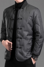 2023冬季新款羽绒服中青年男士唐装保暖休闲宽松外套MJ78708-P135，男装羽绒服，电商B212（原钱塘6029）