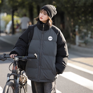 现货 抖音得物可供视频 三防加厚羽绒拼接棉衣外套面包棉服 86627图片