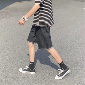 潮流春季牛仔裤男牛仔短裤M830P34图片